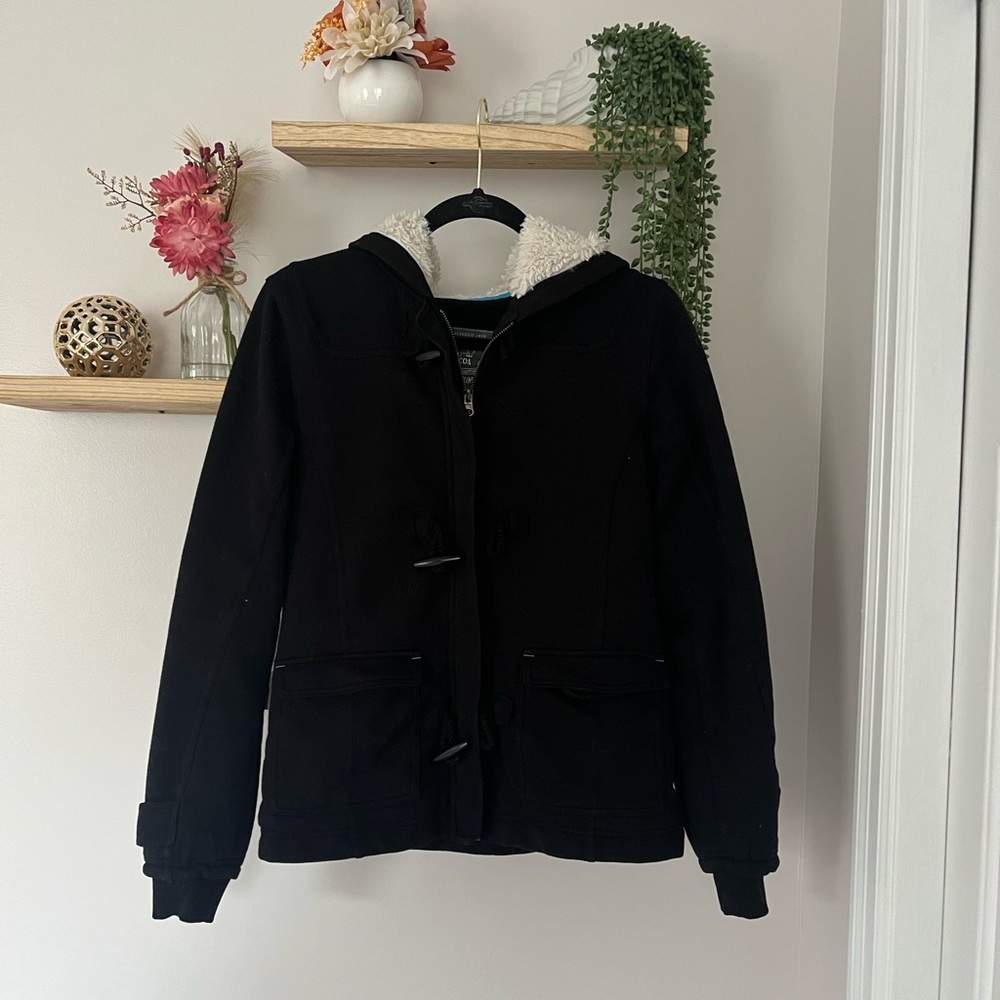 Vintage Cocoa Platinum black and white jacket with hood - Picture 1 of 5